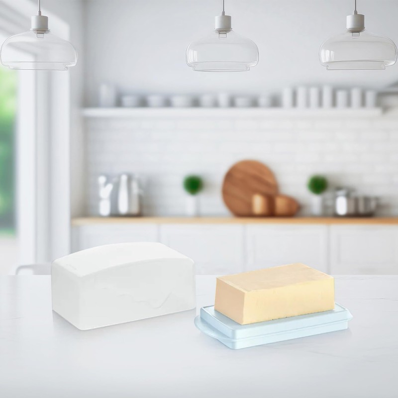 Tupperware Impressions Butter Dish, Light Blue, Dishwasher Safe and BPA