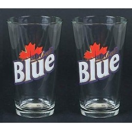 Labatt Blue Beer Pint Glasses Set of 2