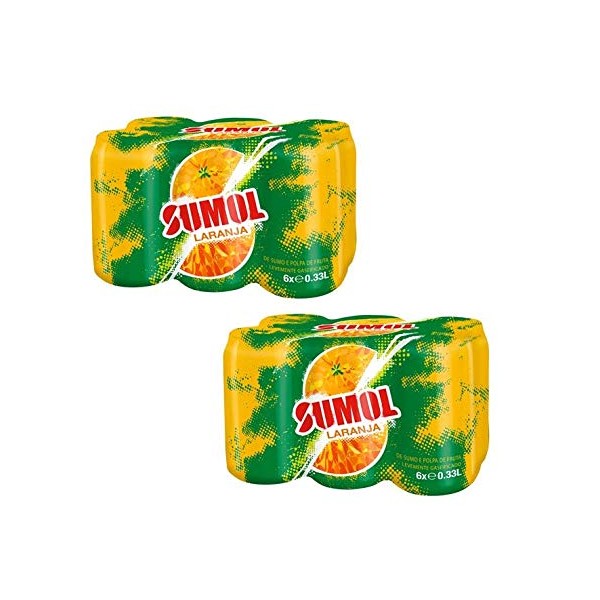 SUMOL Sparkling Orange Beverage 12 oz. (12 pack)
