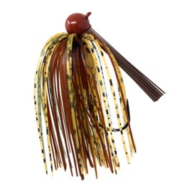 Reaction Tackle Tungsten Football Jig for Bass Fishing - 3/4 oz Camo Craw