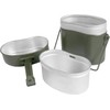 Original German army dinnerware set cutlery + BW aluminium cookware