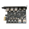 PCI E to USB Expansion Card 7 Ports 5Gbps USB
