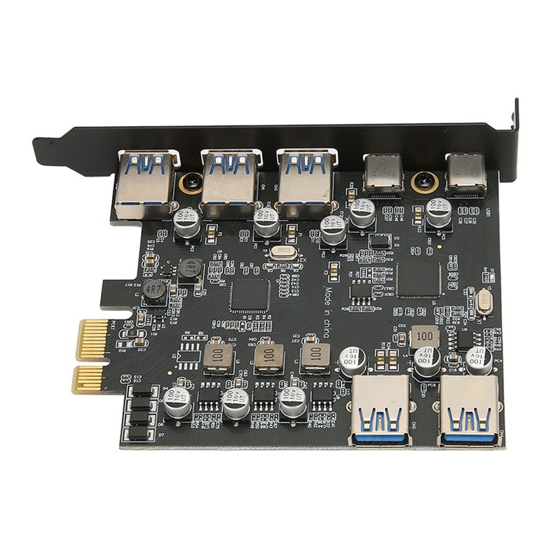 PCI E to USB Expansion Card 7 Ports 5Gbps USB