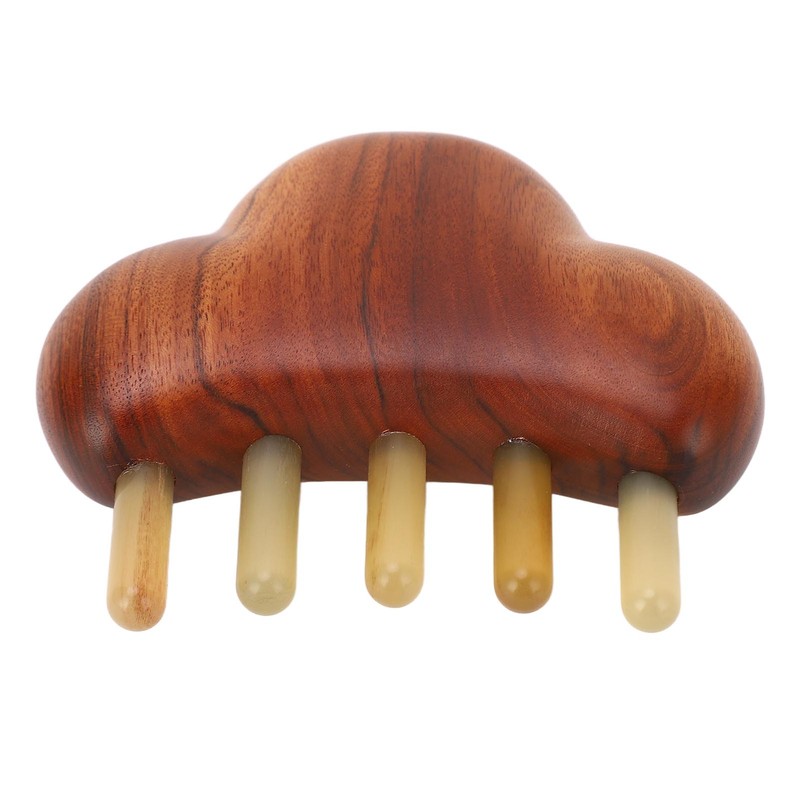 Rosewood Meridian Comb Wide Comb Teeth Reduce Stress Wooden Scalp