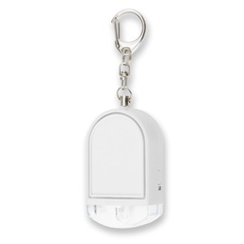Security Buzzer, Loud Sound, Light, Glowing White, Asuka 85 dB Security Alarm, White, Elementary School, Girls, Boys, Adults, Women, Work, School, Hook, LED, Prevents Error Operation