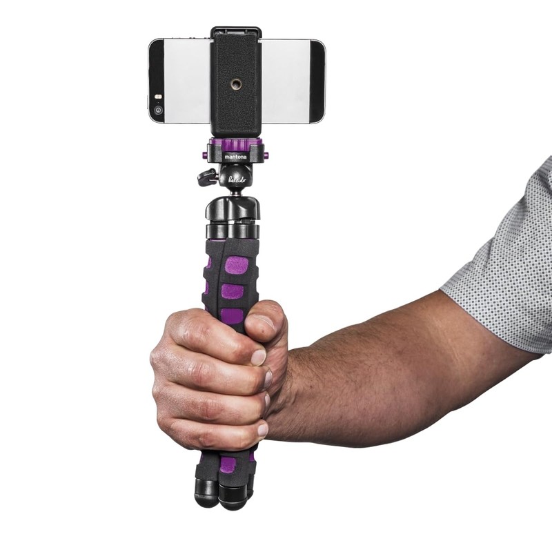 Mantona Kaleido Flex Photo/Tabletop Travel Tripod with Ball Head with