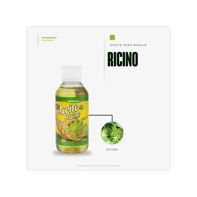 Productos del Roble - Aceite De Ricino - Del Roble