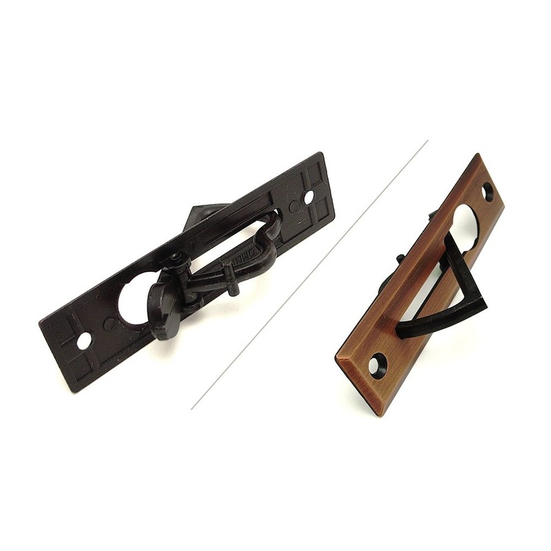 Waki Sangyo VG-074 Die-Cast Half-Turn Handle, Bronze, Large, Underfloor Storage,