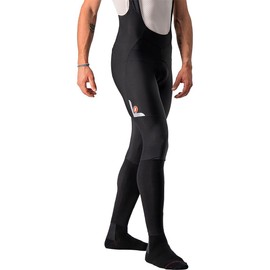 Castelli 4521517 VELOCISSIMO 5 BIBTIGHT Uomo Leggings BLACK/SILVER REFLEX L