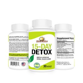 Rise-N-Shine 15 Day Detox Cleanse - Herbal Cleanse Supplement for Health Support - 30 Day Supply