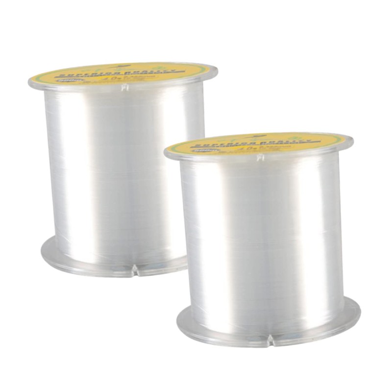 Sosoport 3pcs Invisible Nylon Fishing Line Strong Pulling Force Abrasion