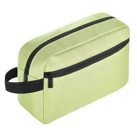 Icramsy Travel Toiletry bag Toiletry bag for women men Hanging Cosmetic bag Travel accessories for Women Men (Grass green)