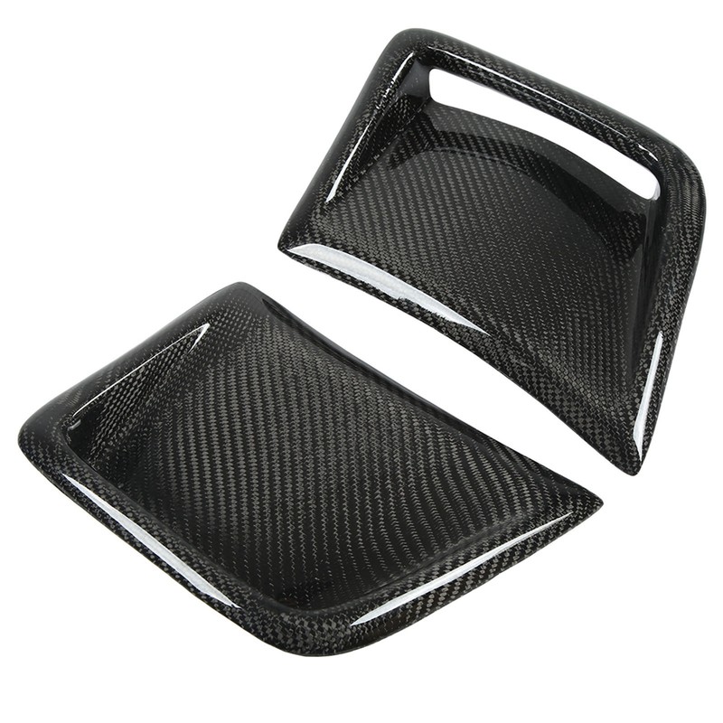 Carbon Fiber Front Bumper Side Vent Cover Replacement for STI