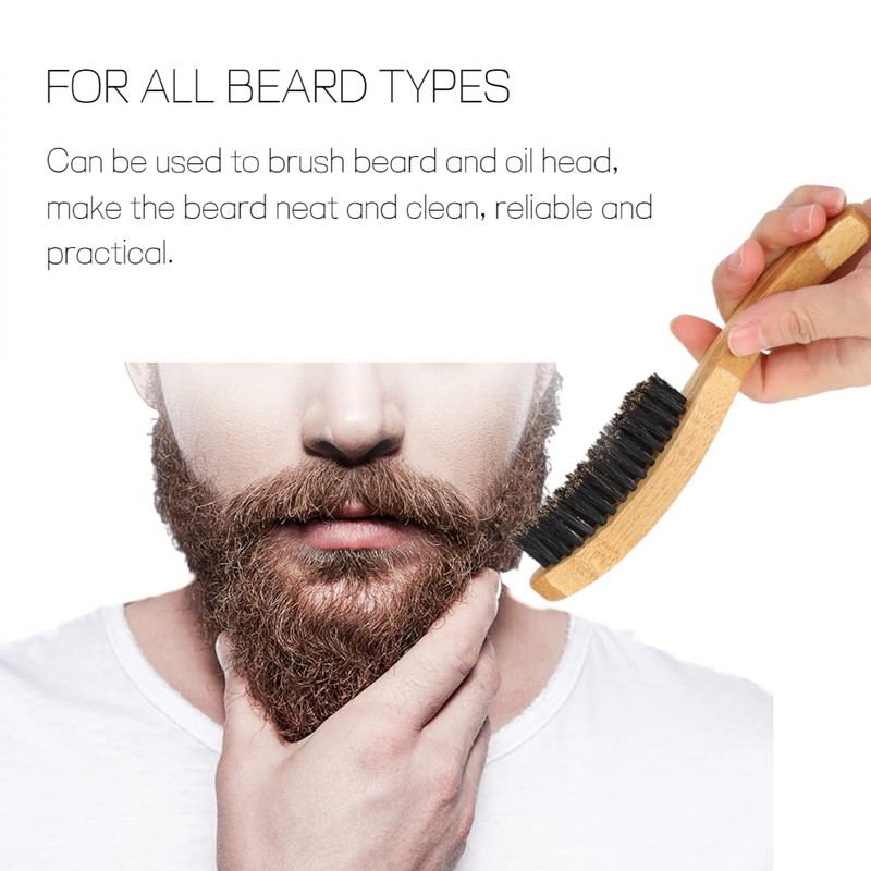 Cepillo para Barba Y Bigote, Cepillo para el Cuidado de