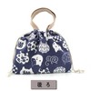 Canvas Material, Lunch Bag, Drawstring Lunch Bag, Large Capacity, Convenient,