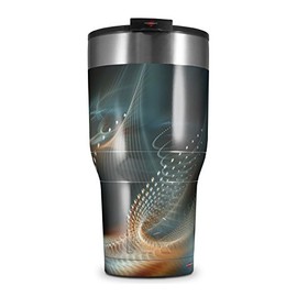 WraptorSkinz Skin Wrap compatible with 2017 and newer RTIC Tumblers 30oz Spirograph (TUMBLER NOT INCLUDED)