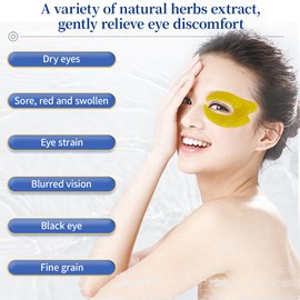 hee creek Herbal Eye Patches for Puffy Eyes, Dark Circles,14 Pairs 眼贴