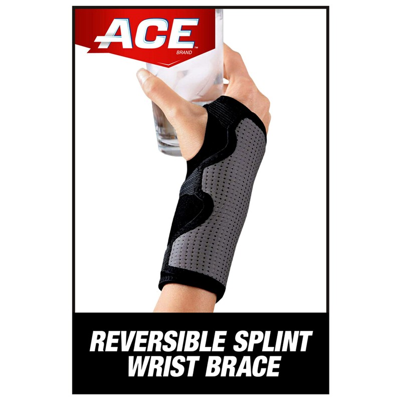 ACE Brand Reversible Wrist Brace Wrist Support for Sore Weak