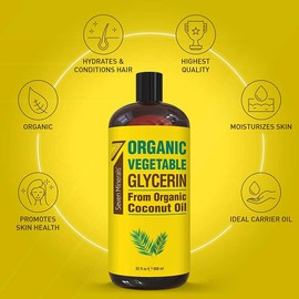 Seven Minerals Seven Minerals Organic Vegetable Glycerin & Pure Sweet Almond Oil