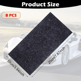 Mwrenqei 8 PCS Nano Sparkle Cloth Car Scratch Remover Advanced Nano Magic Cloth Upgraded Cloth Scratch Remover Breathgreen Nanosparkle for Vehicles Car Paint Deep Scratches Repair