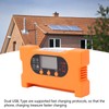 Solar Charge Controller Dual USB Type C Fast Charge Solar