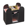 Relaxdays 10037943 Electric Card Shuffler, 6 Decks, Automatic Card Shuffler