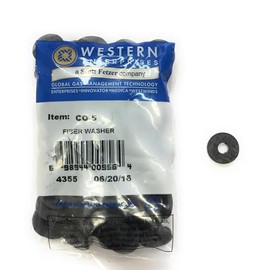 Western Enterprises CO-5 Regulator Inlet Washers, CO2, Fiber, CGA-320, Flat (Pack of 100)
