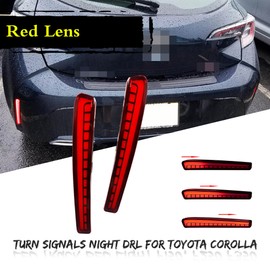 GTinthebox Rear Bumper Turn Signal/Brake Tail Lights LED Lamps For Toyota Corolla 2020-2025