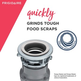 Frigidaire 1/3 HP Corded Garbage Disposal for Kitchen Sinks | FF03DISPC1