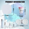 CADEVED Contact Lens Case Kit with Cleaner Washer, Contact Lenses