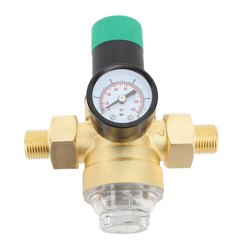 Water Pressure Regulator Brass G3/4 Water Pressure Reducer Valve with