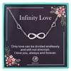 ASHLI JENA Bracelets for Women 925 Sterling Silver Infinity Heart