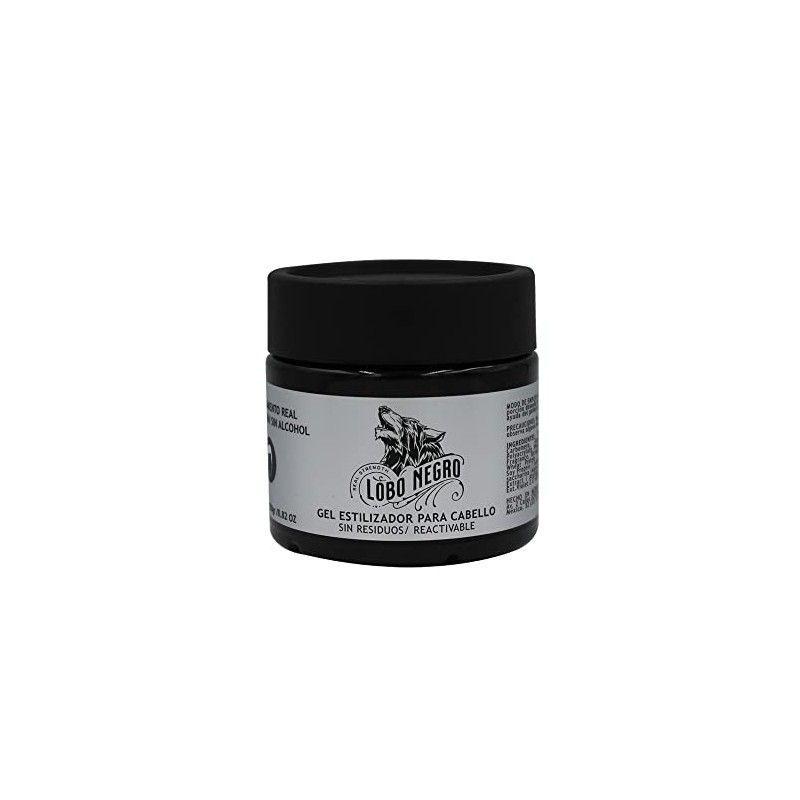 Lobo Gel fijador para cabello Lobo Negro. 250 grs