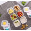 PandaEar Baby Food Snack Plastic Storage Container with Lids, 12