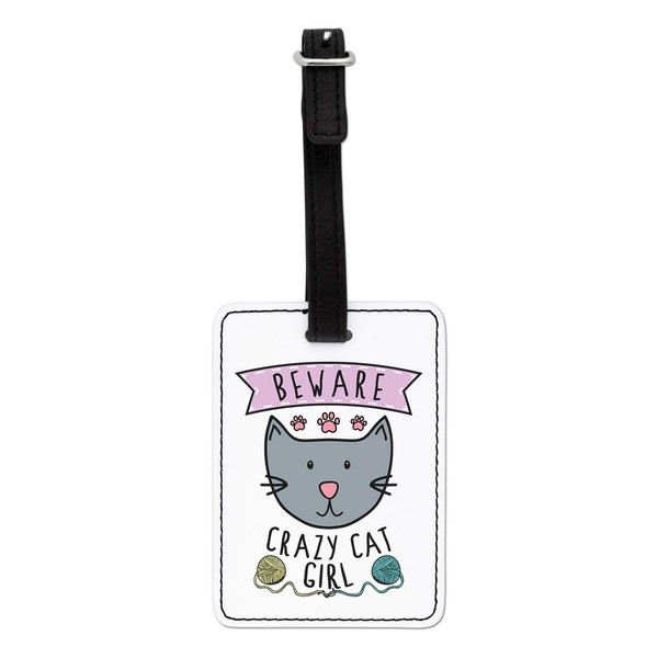 Caution Crazy Catalytic Converter Girls Visual Case Tag