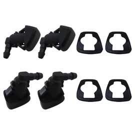 New Windshield Washer Nozzle Front 55372143AB, 68260443AA, 8265A127 Fit for Jeep Commander Sport Sport Utility 4-Door 3.7L 226Cu. In. V6 GAS SOHC Naturally Aspirated 2007 2008 2009 2010