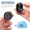 Round Rubber Plug Hole Grommet Kit 7 Sizes Black Double
