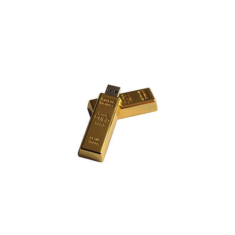 Tomax gold bar made of metal as a USB stick