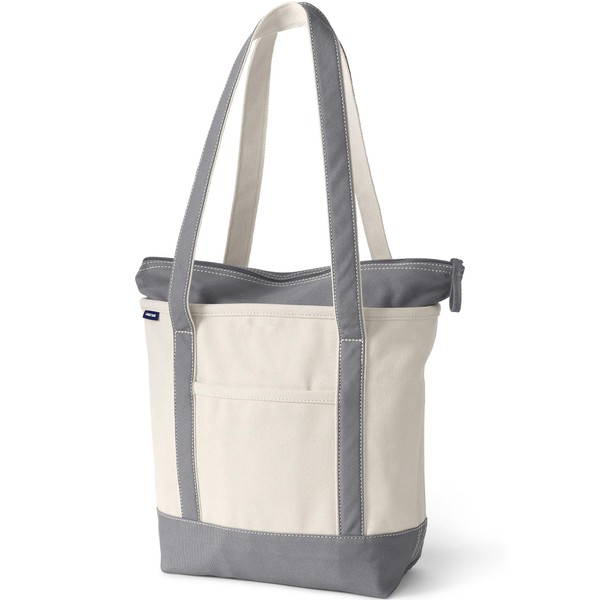 Lands' End Lands' End Natural Long Handle Zip Top Canvas