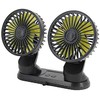 Queta Queta Dual-Head Car Fan 5V Electric Auto Cooling Fan