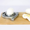 bremermann egg slicer, zinc alloy, soft-touch handles
