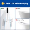 Bathtub Safety Rail, Bathtub Handle Grab Bar with Non-Slip Grip