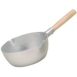 Hokuriku Aluminum Ajigokoro Snow Flat Pot, 6.3 inches (16 cm)
