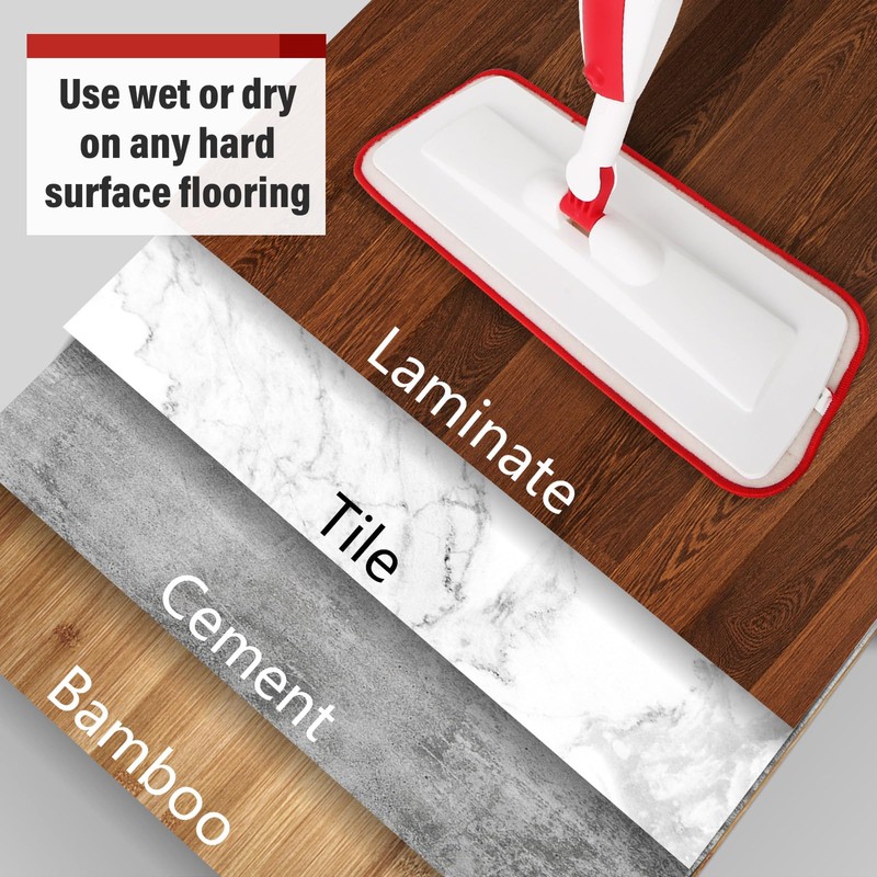 Mops for Floor Cleaning Wet Spray Mop with 14 oz