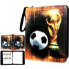 Trading Card Binder 900 Pockets, Soccer Card Binder Holder with
