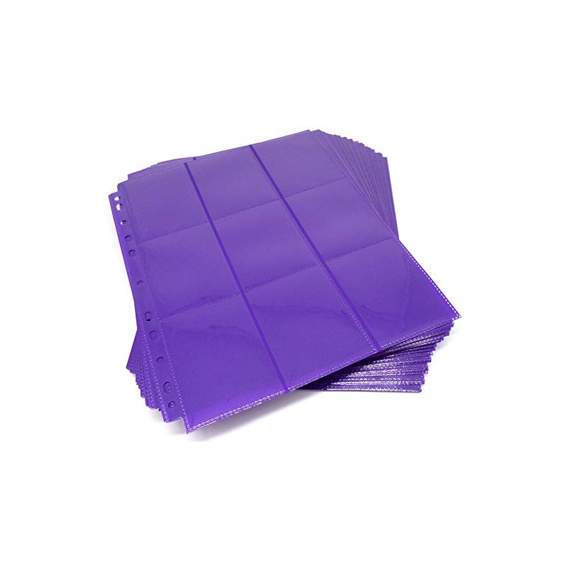 docsmagic.de 50 18-Pocket Pages Purple - Sideloading - 11 Holes