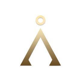 Stargate Symbol Sticker Vinyl Decal Notebook Car Window Laptop 3.25" x 4" (Gold)