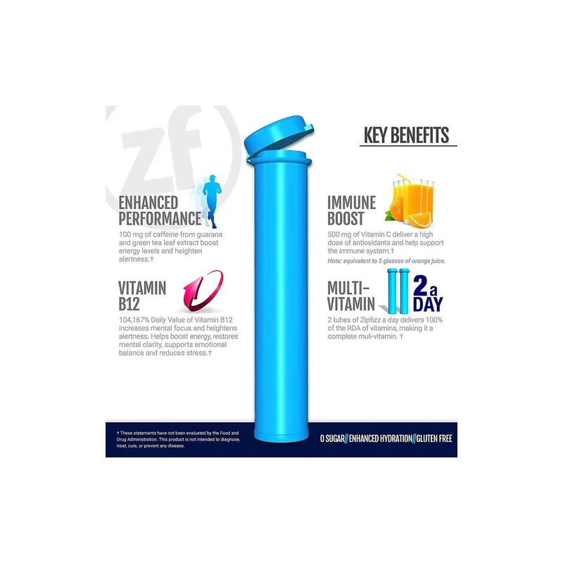 Zipfizz Energía Saludable Mezcla De La Bebida (15 Pack)