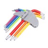 9Pcs Hex Wrench Star Colourful Long Arm Metal Key Tool