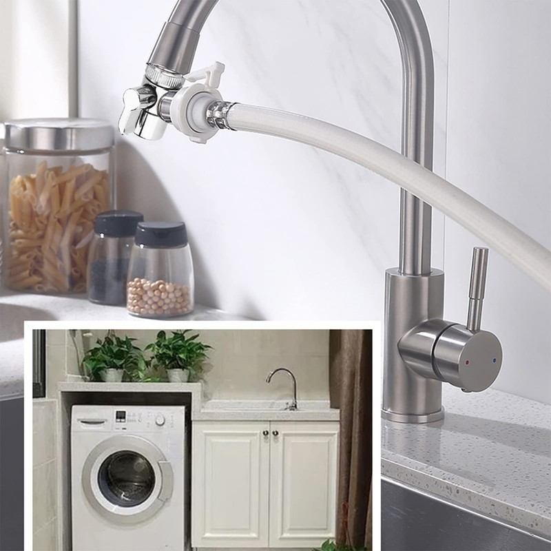 Tap Diverter Valve Switch, 3 Diverter Brass Water Flow G1/2